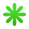 green asterisc icon